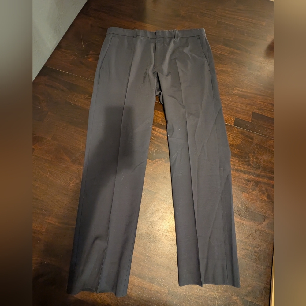 Theory Men's Charcoal Dress Pants